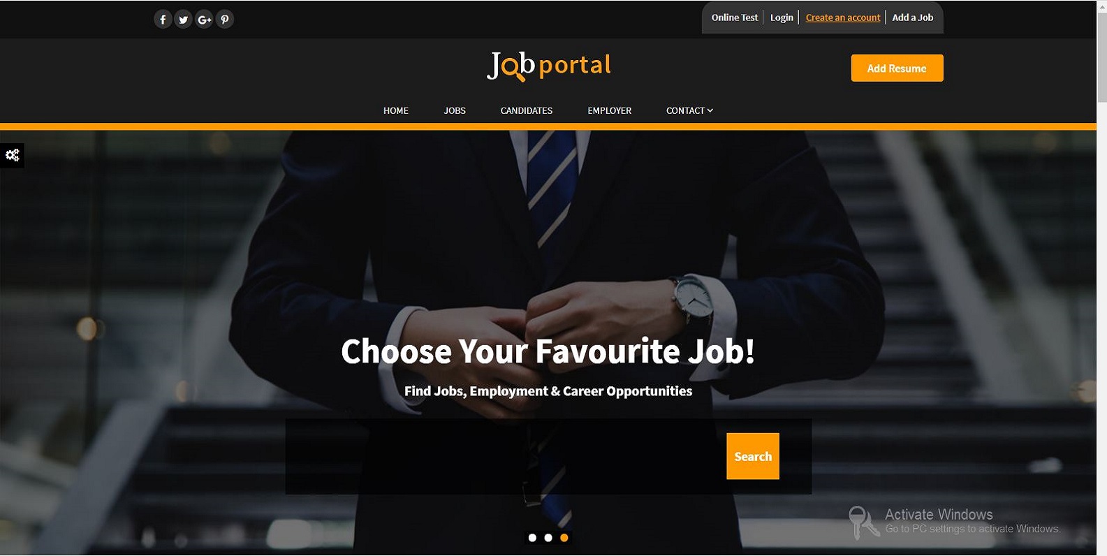 Entarro Job Portal