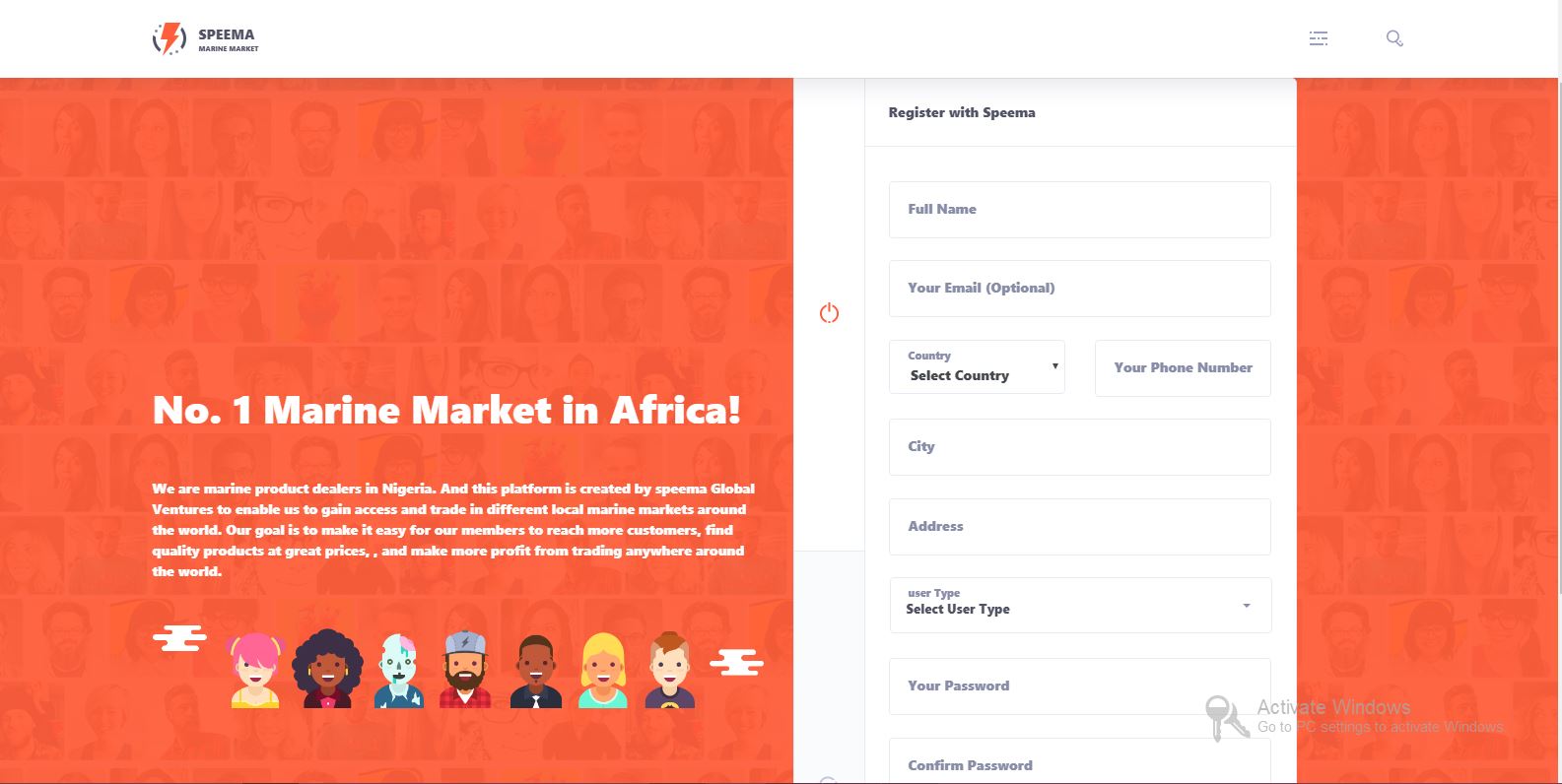 Speema Marine Market